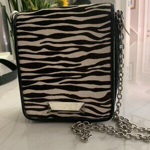 NWT WHITE HOUSE BLACK MARKET WHBM Women's Zebra Crossbody Bag
